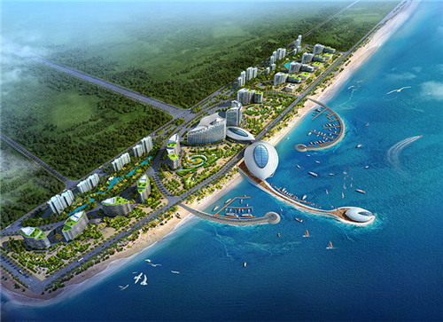 上海某健康城景觀概念方案效果圖設計